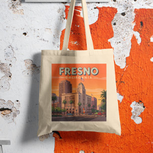 Bolsa Tote Fresno Califórnia Antiga