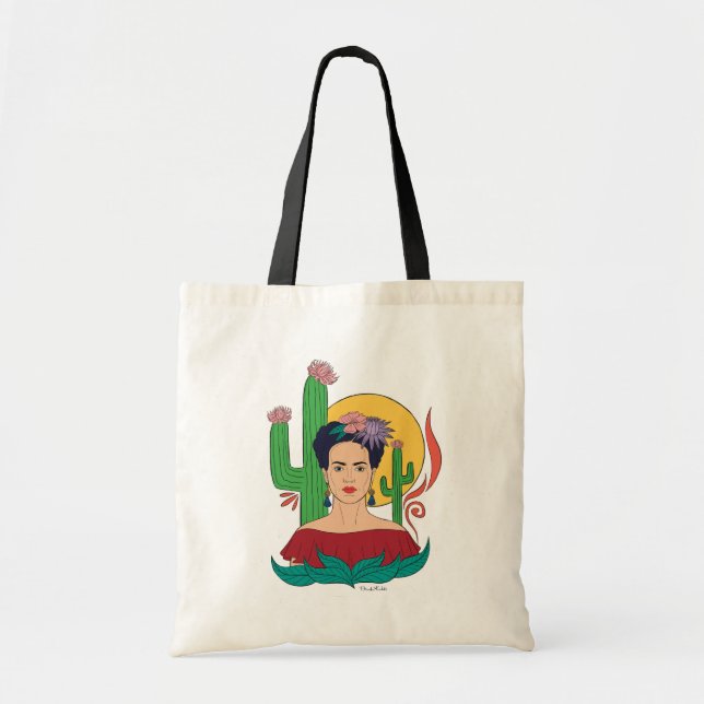 Bolsa Tote Frida Kahlo Desert Graphic (Frente)