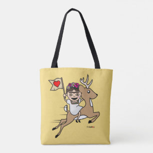 Bolsa Tote Frida Kahlo   FridaMoji - rena