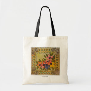 Bolsa Tote Frida Kahlo Painted Flores
