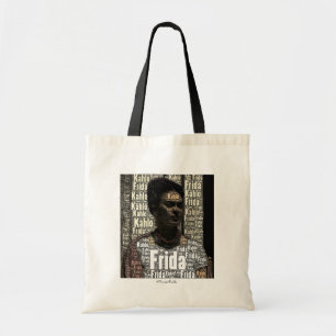 Bolsa Tote Frida Kahlo que rotula o retrato