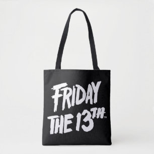 Bolsa Tote Friday the 13th   Stacked Painted Logo