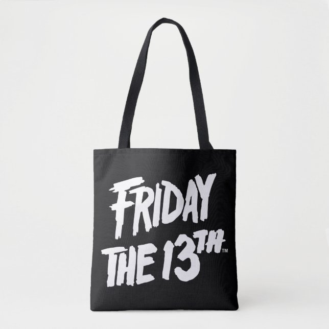 Bolsa Tote Friday the 13th | Stacked Painted Logo (Frente)