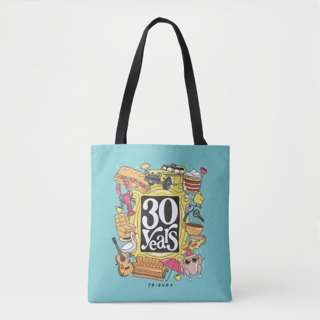 Bolsa Tote FRIENDS™ | 30 Years Graphic (Frente)