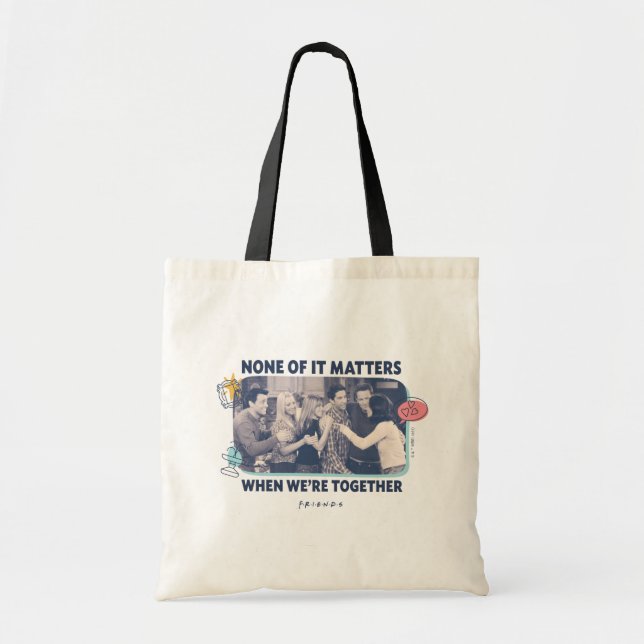Bolsa Tote FRIENDS™ | Abraço em Grupo (Frente)