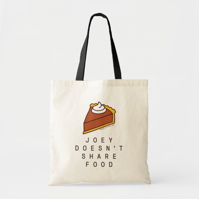 Bolsa Tote FRIENDS™ | Joey Não Divide Comida (Frente)