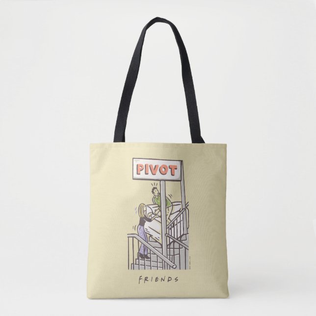 Bolsa Tote FRIENDS™ | Ross e Rachel PIVOT (Frente)