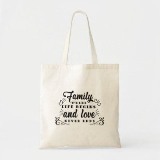 Bolsa Tote Friendship day family life begins