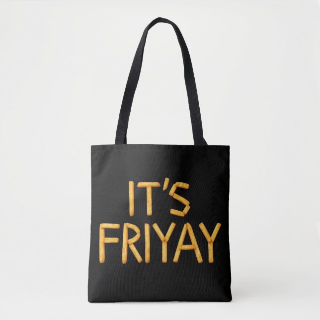 Bolsa Tote Fritas de Sexta-feira (Frente)