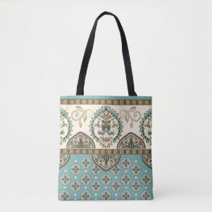Bolsa Tote Fronteira Decorcional do Estilo Marroquino