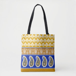 Bolsa Tote Fronteira indiana tradicional sem costura