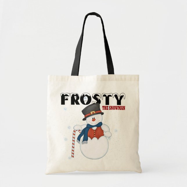 Bolsa Tote Frosty, o boneco de neve (Frente)