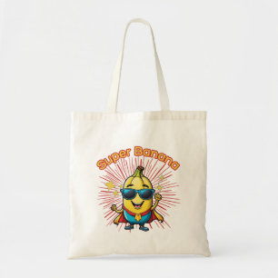 Bolsa Tote Fruit Hero: Super Banana Adventure kawaii