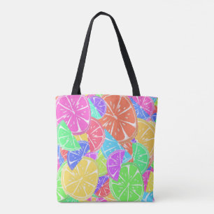 Bolsa Tote Fruity Tutti Colorful Frutas Fatias