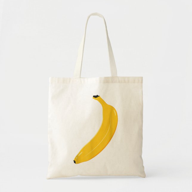 Bolsa Tote Fruta de Banana Engraçada Coupl de Camisa do Dia d (Frente)