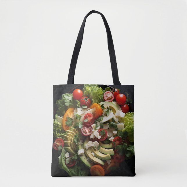 Bolsa Tote Fruta e SaladTote (Frente)