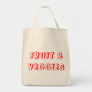 Bolsa Tote Fruta & vegetarianos