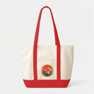 Bolsa Tote Frutas de maçã vintage comida saudável