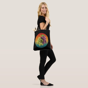 Bolsa Tote Frutas de uva vintage comida saudável vegana