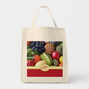 Bolsa Tote Frutas frescas deliciosas naturais suculentas