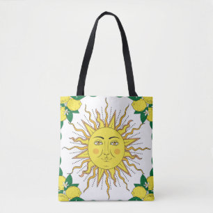 Bolsa Tote Frutas Tropicais De Limão, Face Solar.