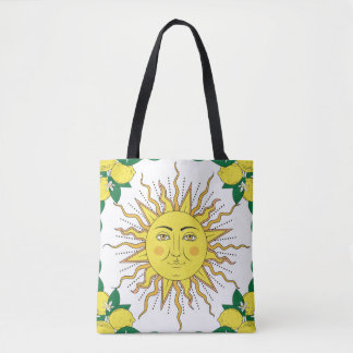 Bolsa Tote Frutas Tropicais De Limão, Face Solar.