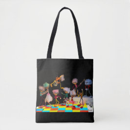 Bolsa Tote Fubby's in de disco, genieten van het uitgaan.