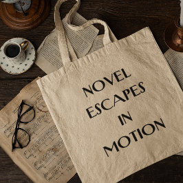 Bolsa Tote Fugas de Romance em Movimento Amor por Livros Bibl