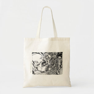 Bolsa Tote Fugindo de terror de uma sala vazia...