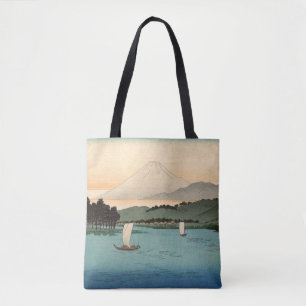 Bolsa Tote Fukeiga 4 - Ukiyo-e Vintage Japonês