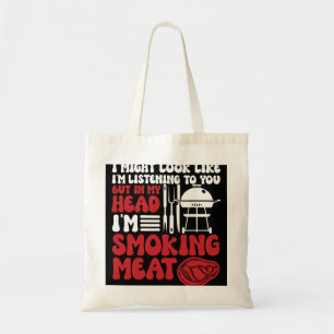 Bolsa Tote Fumante De Carne Churrasco Fumante Fumando Frangos