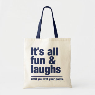 Bolsa Tote FUN & LAUGHS bag - escolha estilo e cor