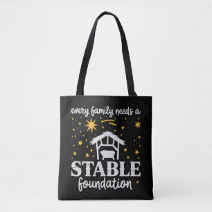 Bolsa Tote Fundação Estável Família Jesus Cristo Natal