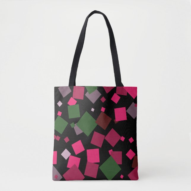 Bolsa Tote Fundo abstrato colorido (Frente)
