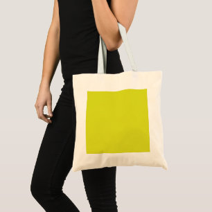 Bolsa Tote Fundo Amarelo Plano – Textura de Volta às Aulas