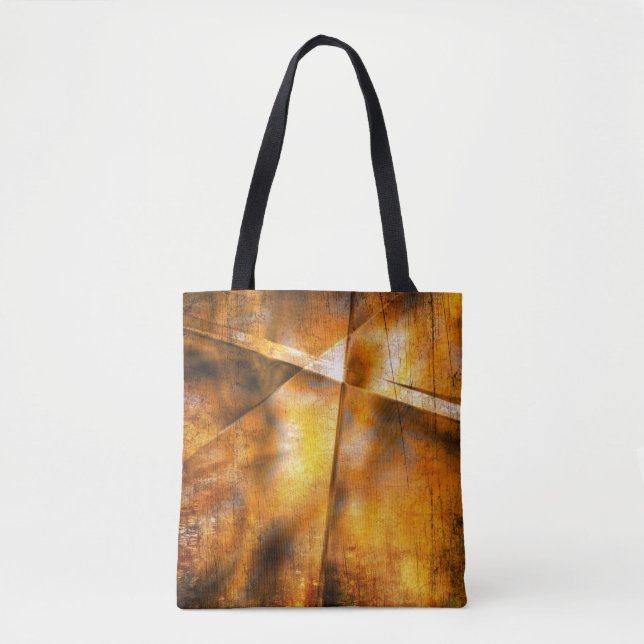 Bolsa Tote fundo colorido abstrato da arte (Frente)