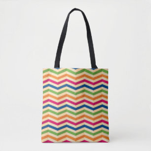 Bolsa Tote Fundo com as listras em retro