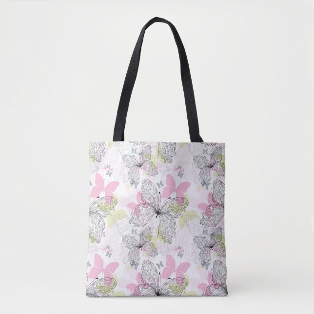 Bolsa Tote Fundo com borboleta (Frente)
