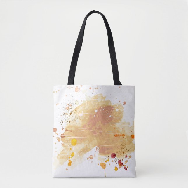 Bolsa Tote fundo da aguarela (Frente)