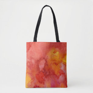 Bolsa Tote Fundo da pintura da aguarela