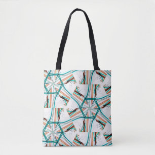 Bolsa Tote Fundo de abstrato Fractal. Efeitos digitais. Fest