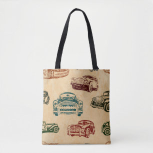 Bolsa Tote Fundo de carro vintage perfeito.