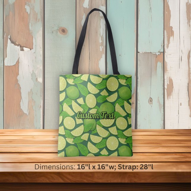 Bolsa Tote Fundo de limão (Criador carregado)