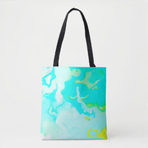 Bolsa Tote fundo de nuvem macia de abstrato em cor pastel 