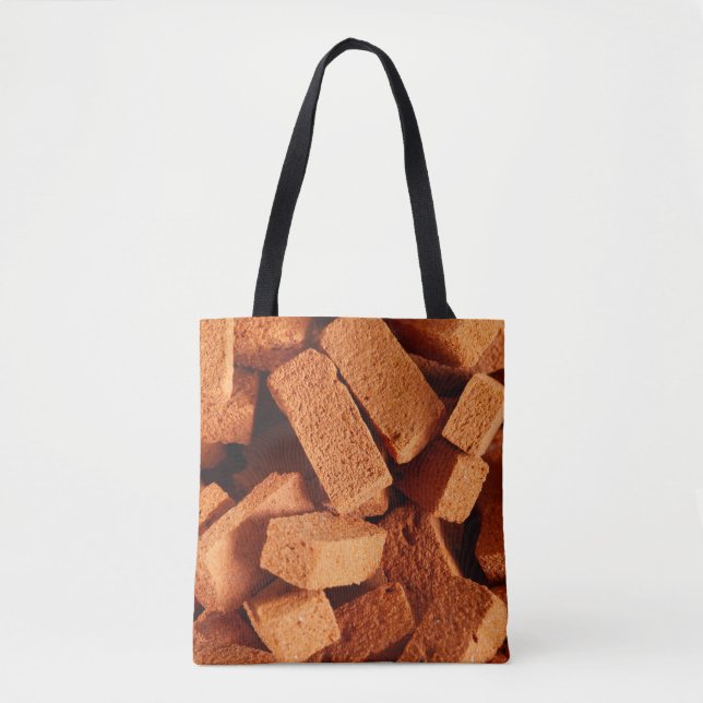 Bolsa Tote Fundo de pilha de tijolos (Frente)