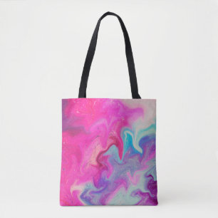 Bolsa Tote Fundo de pintura mista