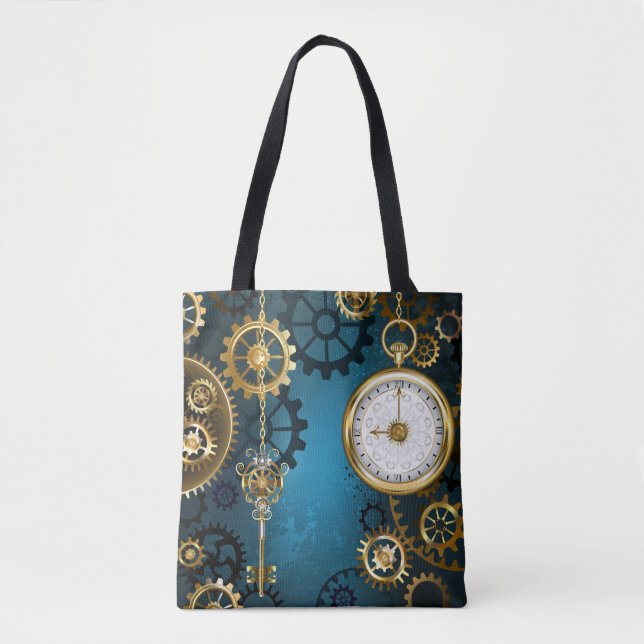 Bolsa Tote Fundo de taruga com guelras (Frente)