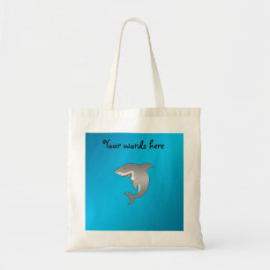 Bolsa Tote Fundo do azul do tubarão