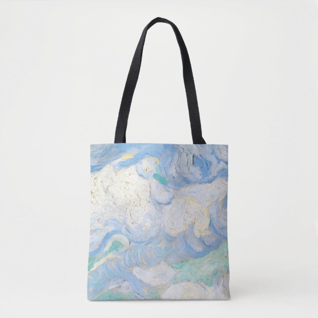 Bolsa Tote fundo do céu de Van Gogh (Frente)