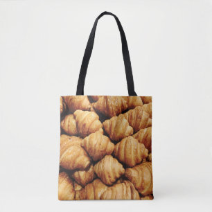 Bolsa Tote Fundo do Pão: Ilustração da Comida do Grampo